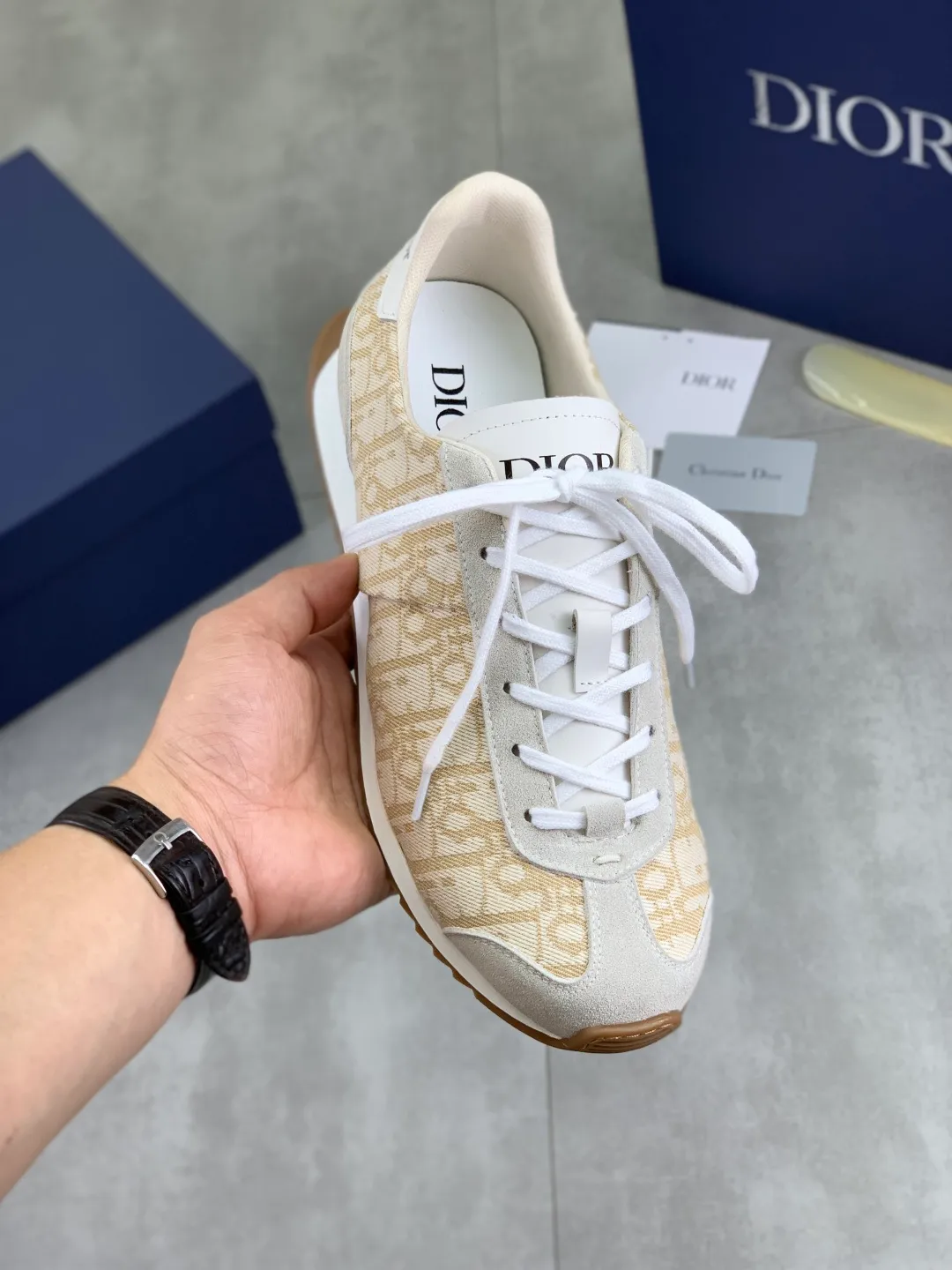 Men's Men's Shoes💰P420💰[New Style]🆘[Dior] 2025 Dior Original Lace-up Low-top Men's Shoes Classic casual shoes 🔥This model is the official flagship model with high quality and made by famous original designers. It is made of high-quality cowhide with original materials➕comfortable and breathable mesh lining➕pigskin insole. The perfect last shape and generous and fashionable design have attracted many consumers and are suitable for drivers to drive🚗. What you want is the best quality in the market. Color: 8️⃣Color Code number: 38--44 (45 46 customized)